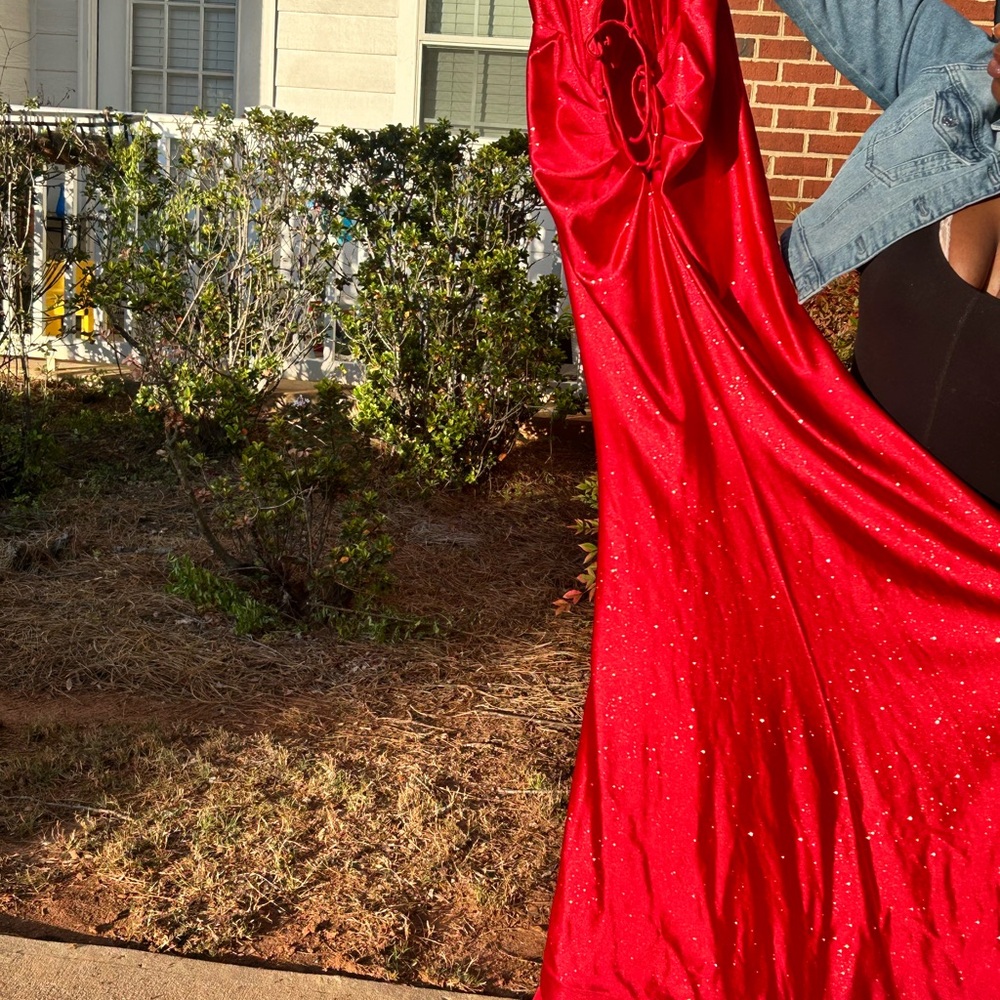 Elegant Red Gown